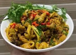Hình ảnh lòng bê xào nghệ 