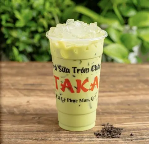 Hình ảnh Trà Sữa Thái Xanh  Thạch Nha Đam