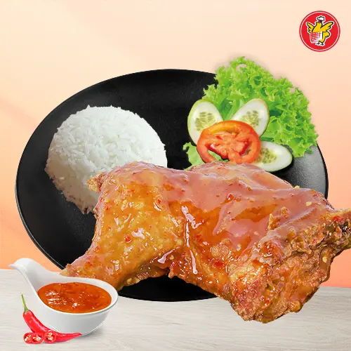 Hình ảnh Cơm Đùi Góc Tư Truyền Thống Xốt Cay