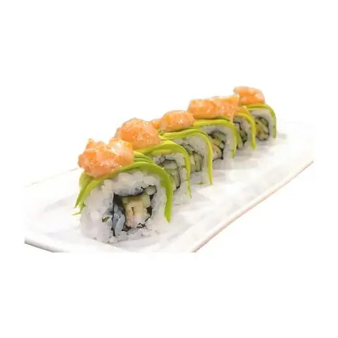 Hình ảnh Sushi Tôm Phủ Bơ Sốt Mentai