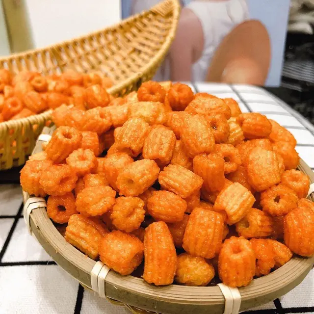 Hình ảnh Nui Sấy tẩm gia vị (túi zip 150g)