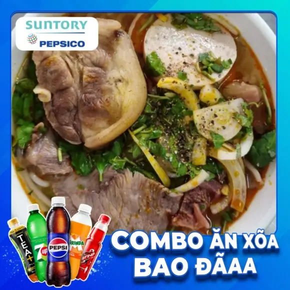 Hình ảnh Combo Bún Giò thập cẩm + Nước Ngọt SPVB