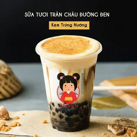 Hình ảnh Sữa Tươi Trân Châu Kem Trứng Nướng