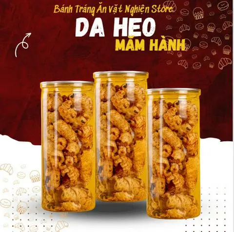 Hình ảnh Da heo mắm hành