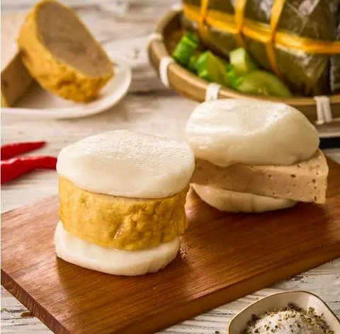 Hình ảnh Bánh dày kẹp chả (2 cặp)