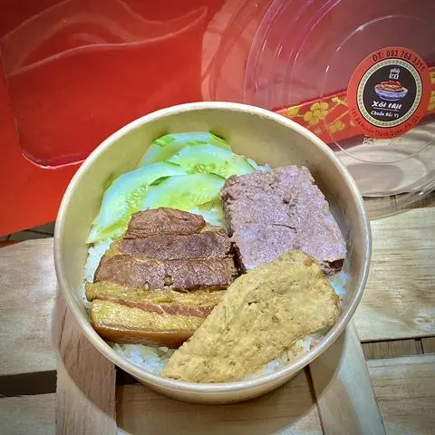 Hình ảnh Xôi thịt - chả - pate