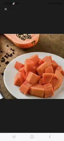 Hình ảnh Đu đủ đỏ gọt sẵn 500gr