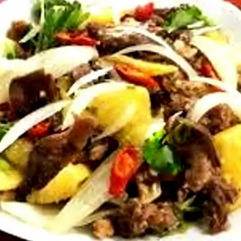 Hình ảnh Mực xào sate