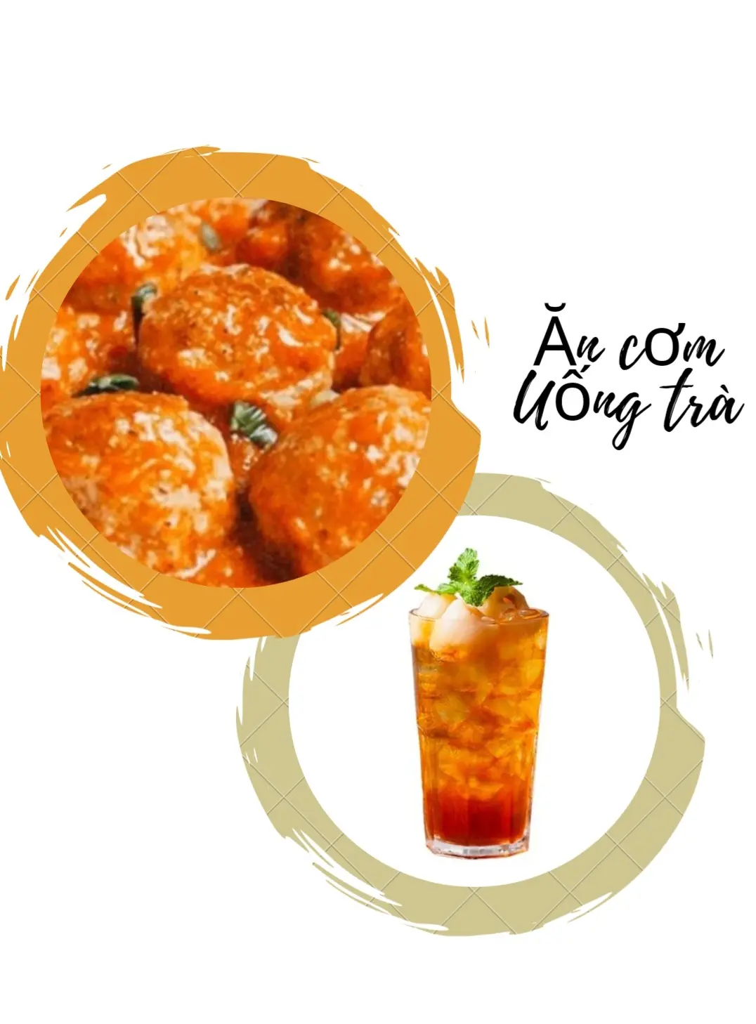 Hình ảnh Cơm xíu mại + Trà 