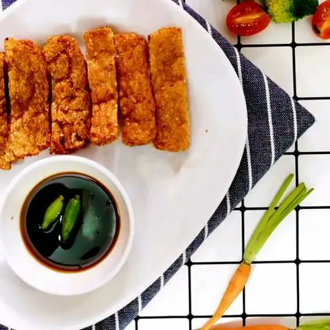 Hình ảnh Sườn non chay chiên giòn - crispy vegetarian pork ribs
