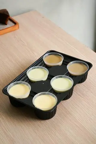 Hình ảnh Set 6 bánh flan mix - 3 vani - 3 cà phê