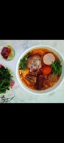 Hình ảnh Canh Bún: Riêu cua, Chả chiên, Sườn Sụn
