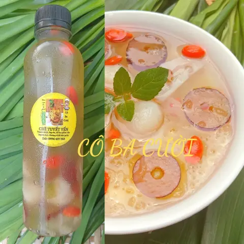 Hình ảnh Chè tuyết yến dinh dưỡng đường phèn, ngọt nhẹ- chai 330ml