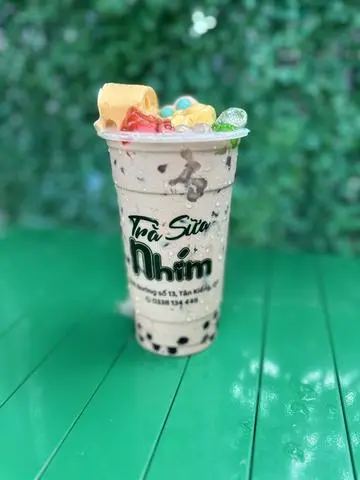 Hình ảnh Trà sữa truyền thống full topping