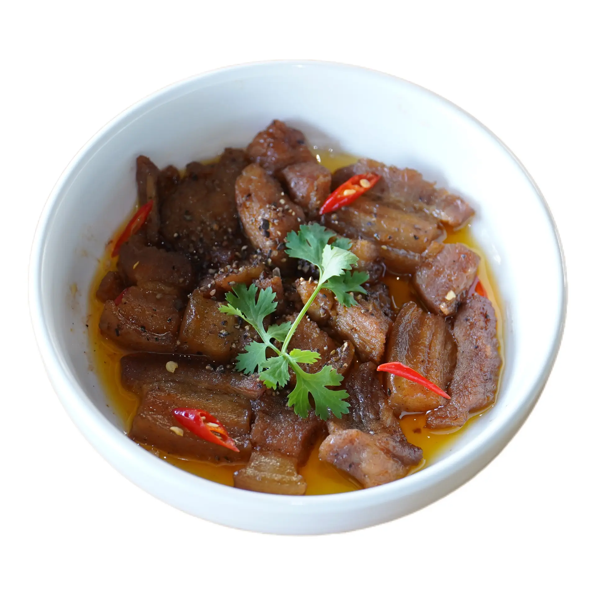 Hình ảnh Cơm Thịt Rim Tiêu