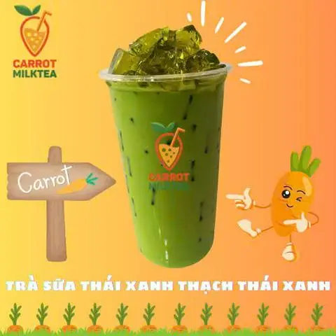 Hình ảnh Trà sữa Thái thạch Thái - xanh