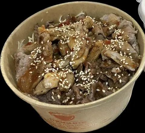 Hình ảnh CƠM HEO + BÒ + GÀ NƯỚNG