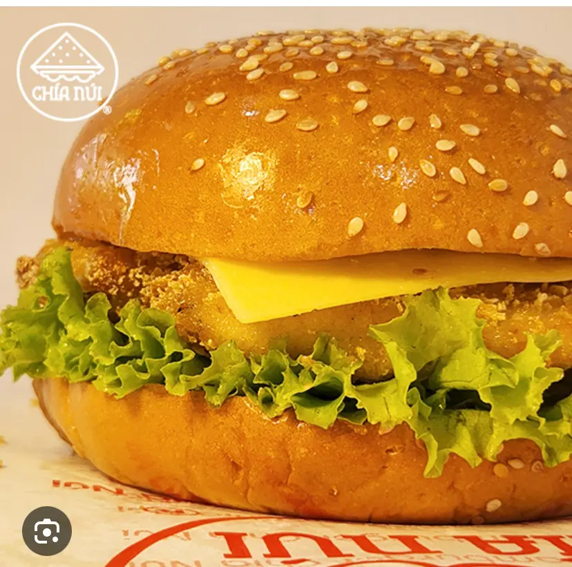 Hình ảnh Hamburger Tôm