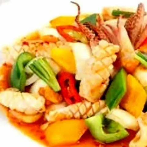 Hình ảnh Mực xào cải ngọt