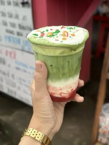 Hình ảnh Matcha Latte Dâu