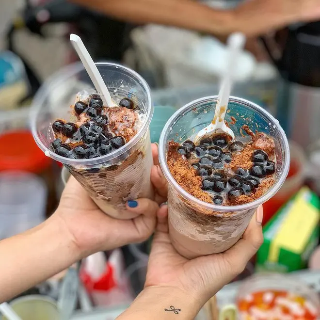 Hình ảnh Milo dầm Trân Châu Đường Đen