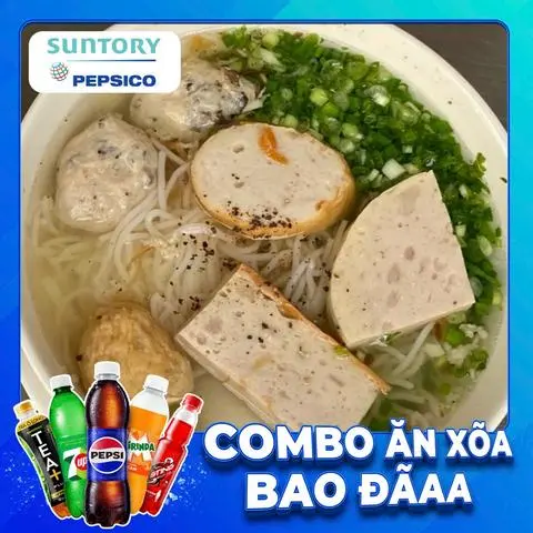 Hình ảnh Combo Bún Không Sườn + nước ngọt SPVB 