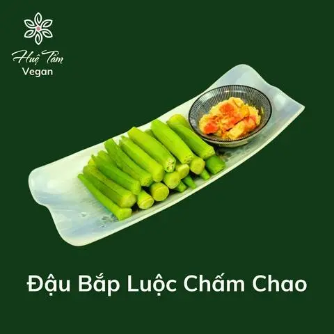 Hình ảnh Đậu Bắp Luộc Chấm Chao