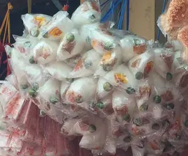Hình ảnh Bánh Tráng Xâu Muối Tắc ( bánh dẻo )