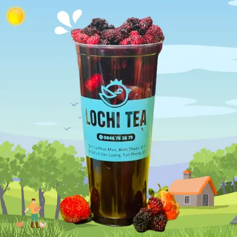 Hình ảnh Trà dâu tằm tươi