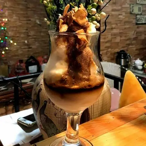 Hình ảnh Cafe cốt dừa cốc 500ml