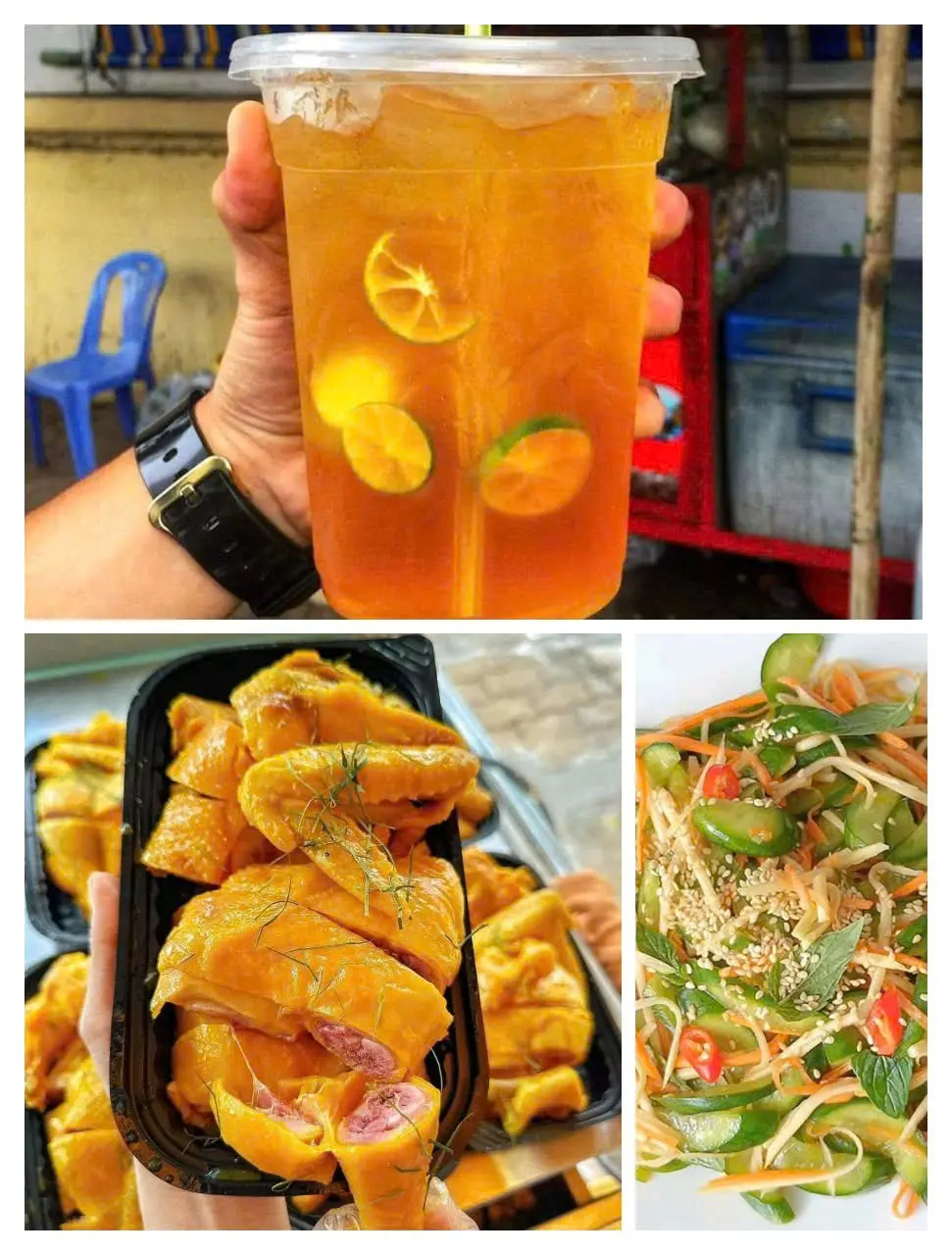 Hình ảnh COMBO 6: GÀ Ủ MUỐI + GỎI DƯA LEO+ LY TRÀ TẮC KHỔNG LỒ