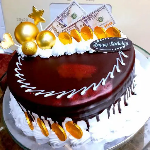 Hình ảnh Bánh Kem Socola Tiền Đô. 