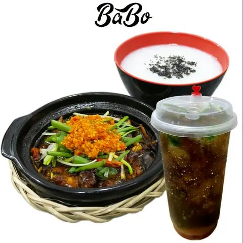 Hình ảnh 3 Ếch Sa Tế + 1 Cháo + 1 Cola Cherry Xí Muội