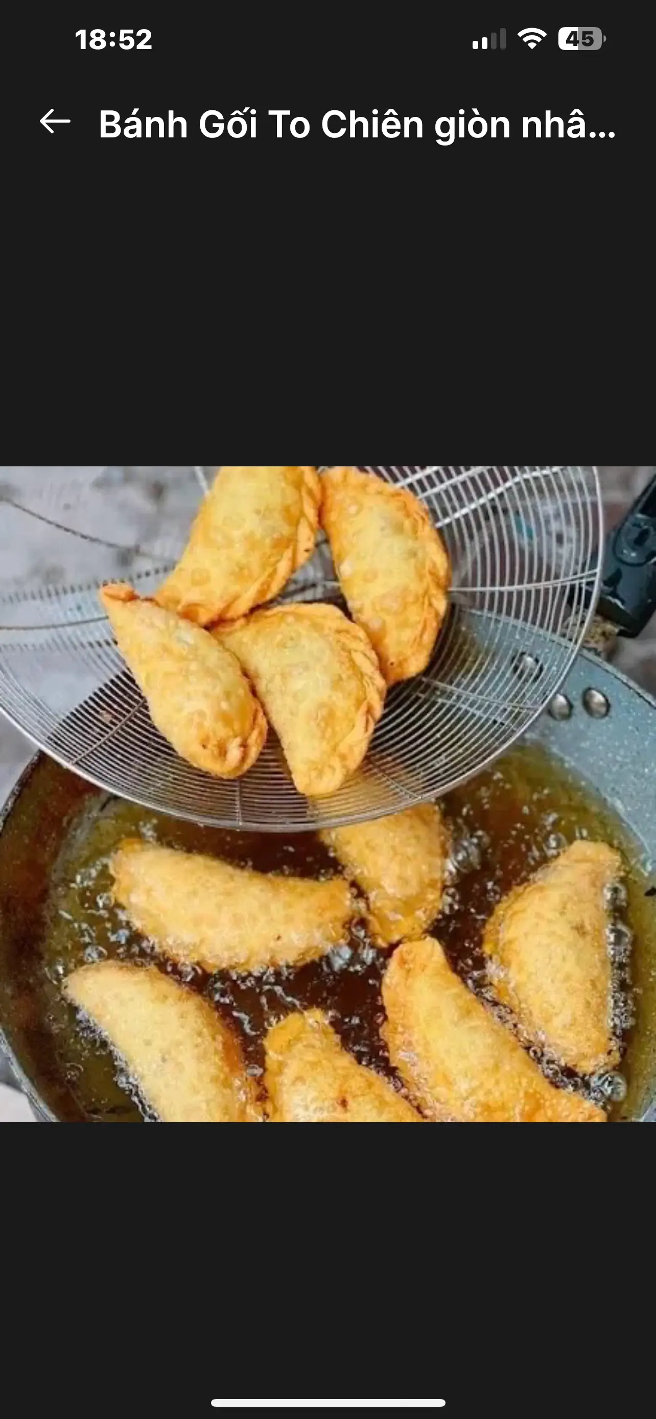 Hình ảnh Bánh gối chiên giòn
