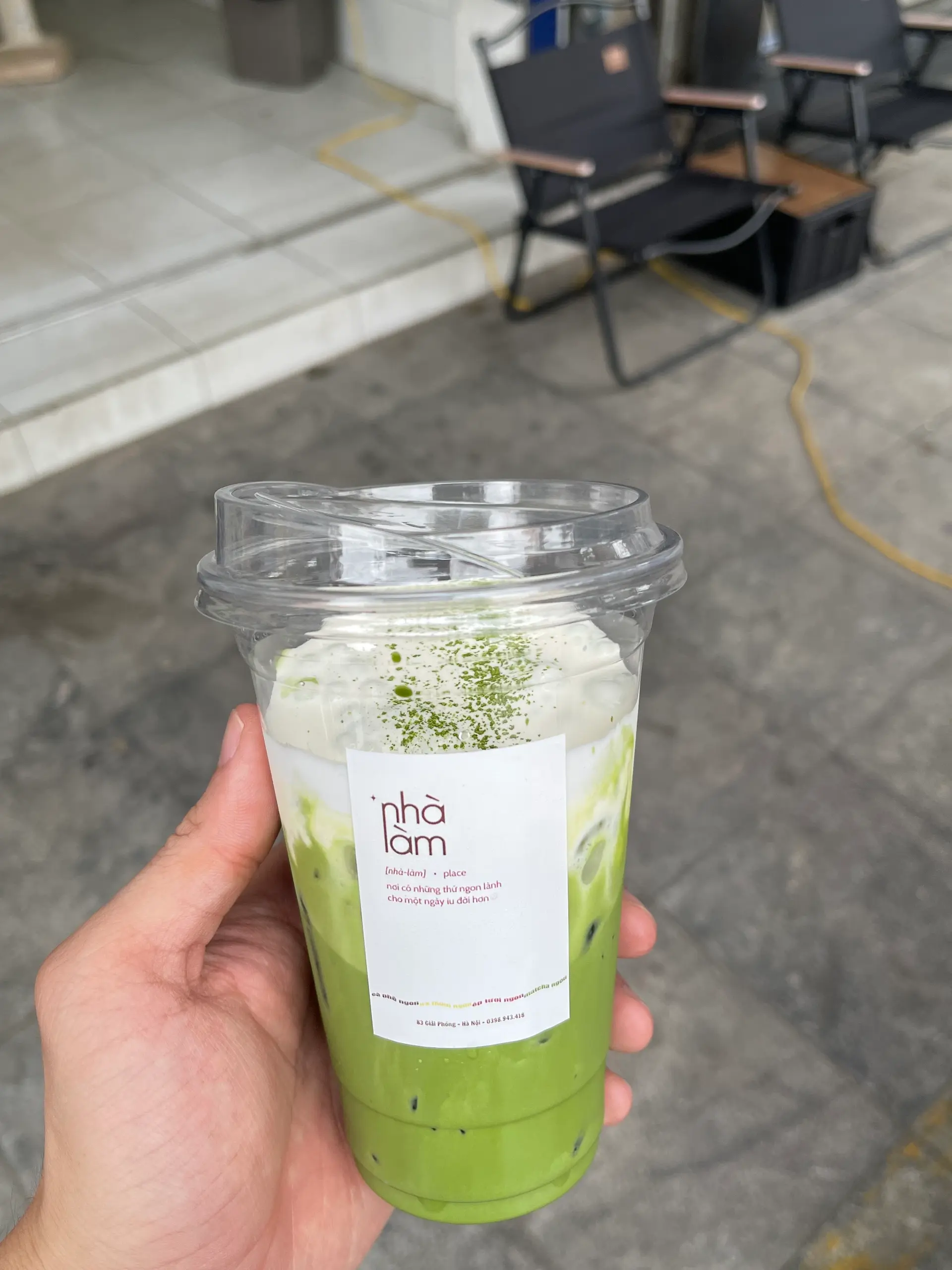 Hình ảnh Matcha kem muối