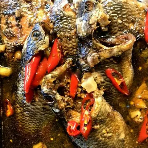 Hình ảnh Cơm cá rô kho