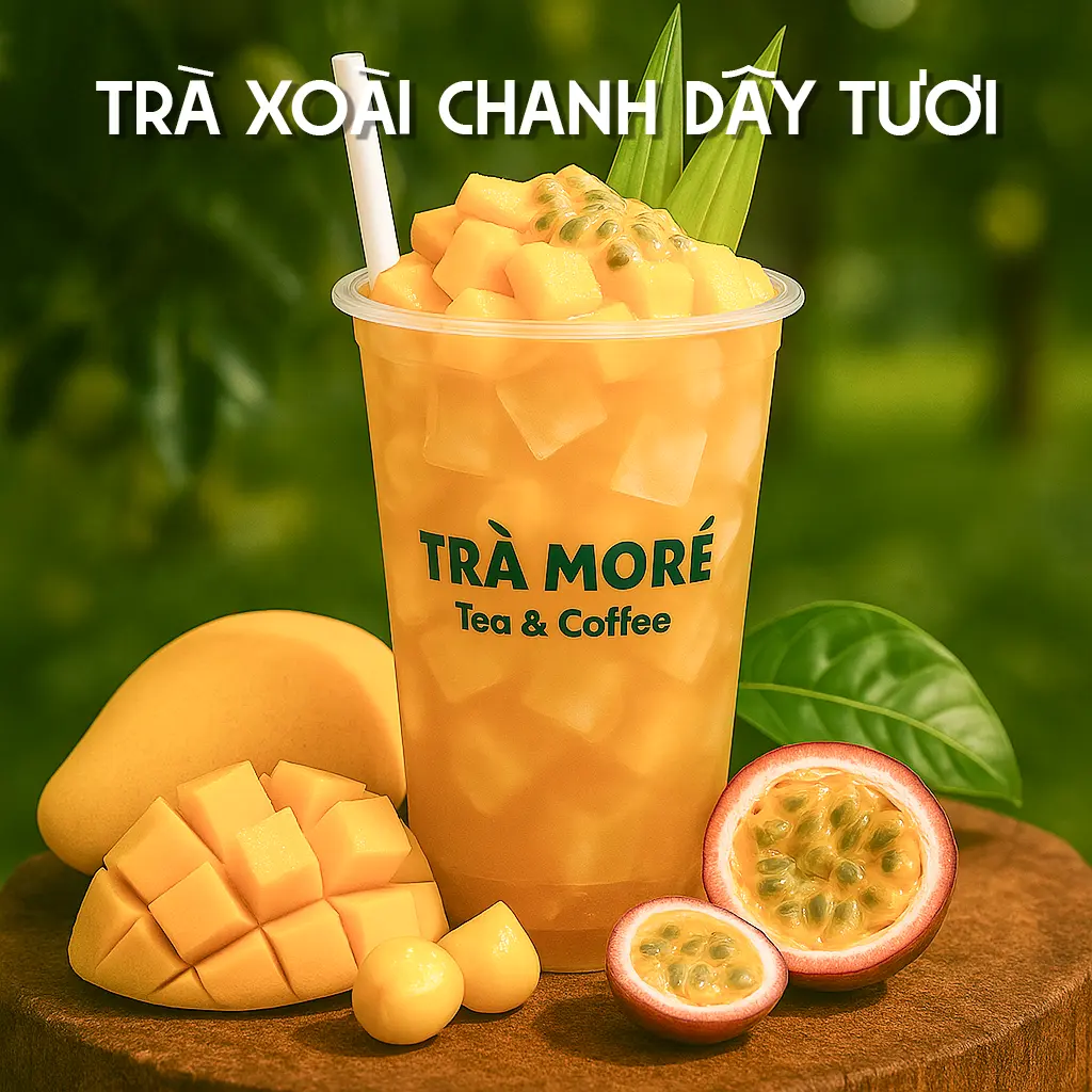 Hình ảnh Trà Xoài Chanh Dây Tươi (700ml)