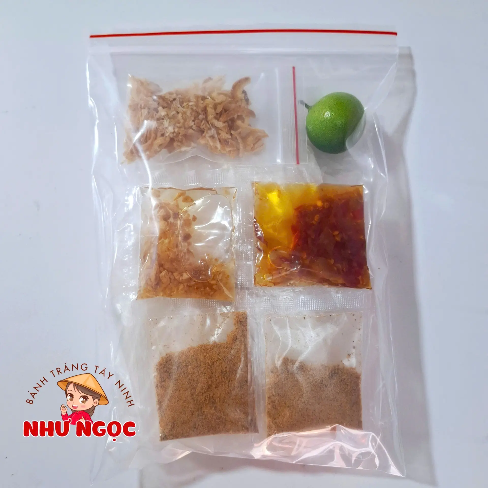Hình ảnh Bánh Tráng SaTế Muối Nhuyễn Tỏi Hành Phi