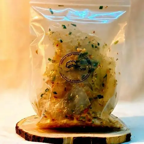 Hình ảnh Bánh tráng mỡ hành không trứng