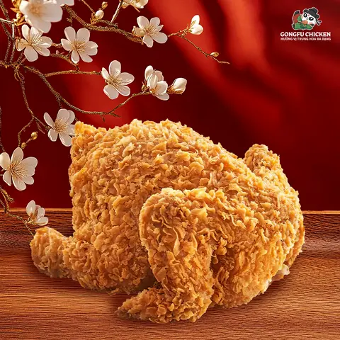 Hình ảnh Gà Xé Hoàng Kim Giòn - 1/2 Con