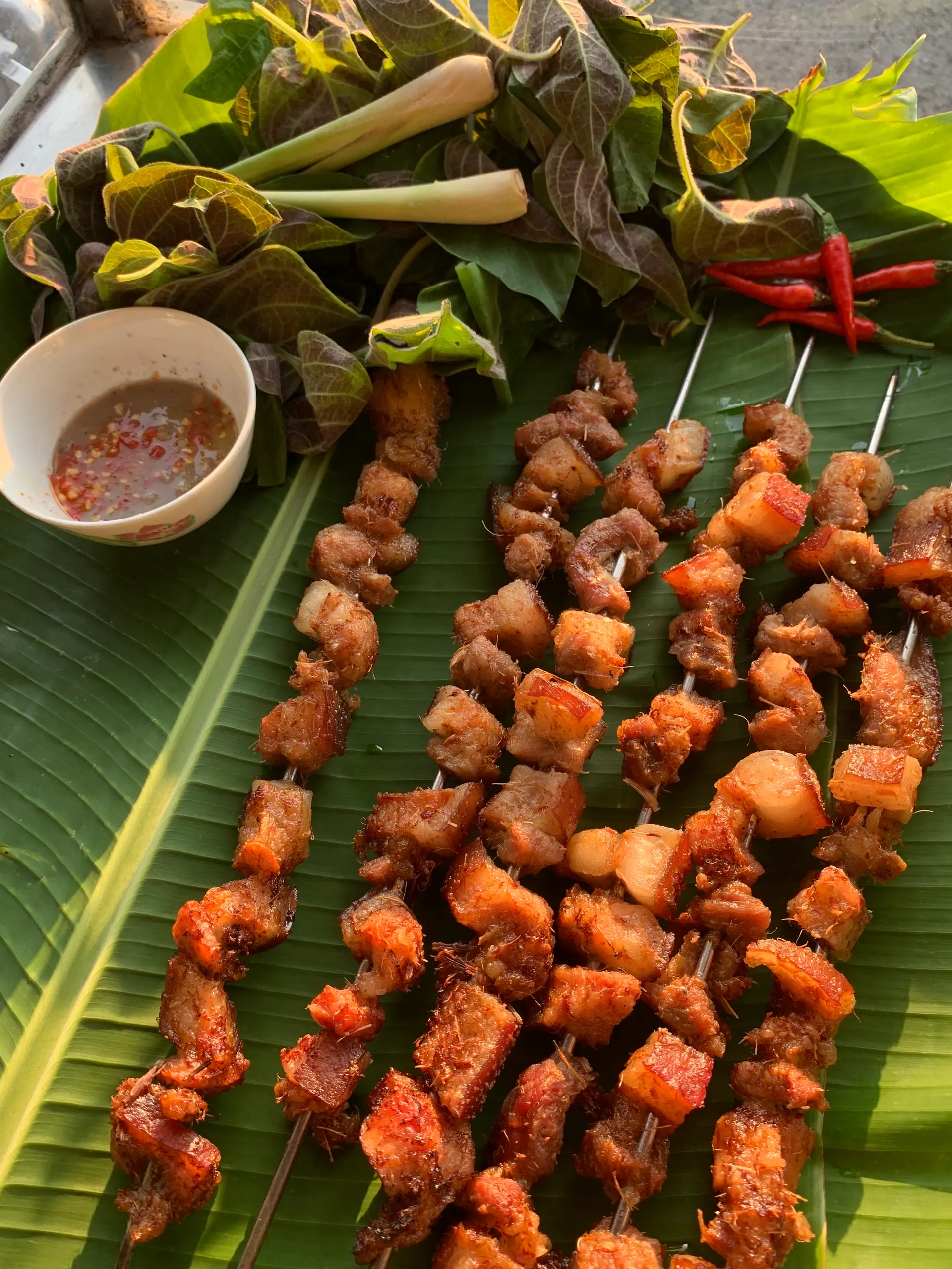 Hình ảnh Nạc heo nướng giả cầy - 3 xiên