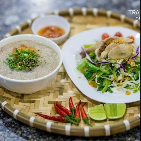 Hình ảnh 2 cháo gỏi vịt 2 người