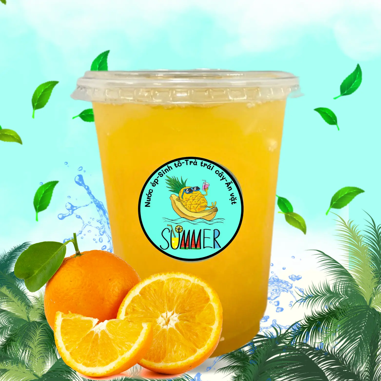 Hình ảnh Nước Cam Vắt Ly 1000ml