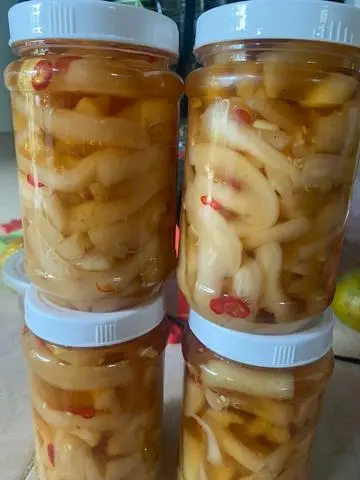 Hình ảnh 500g/Củ cải trắng ngâm chạy mặn đều dùng được 