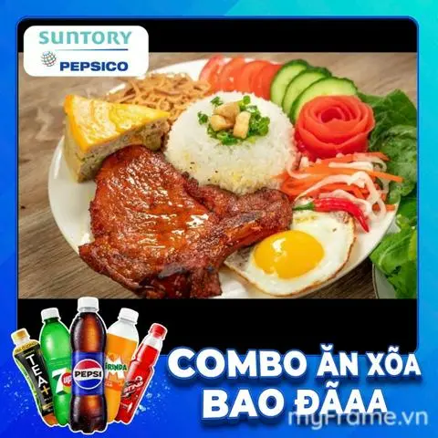 Hình ảnh Combo 2 Cơm Sườn Bì + 2 Nước Ngọt SPVB