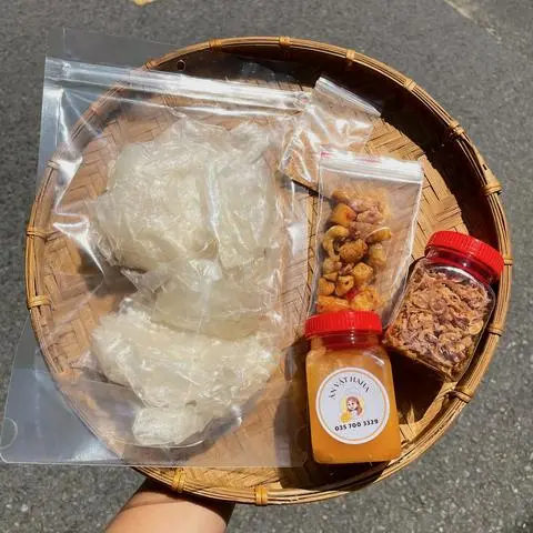 Hình ảnh Bánh Tráng muối béo 