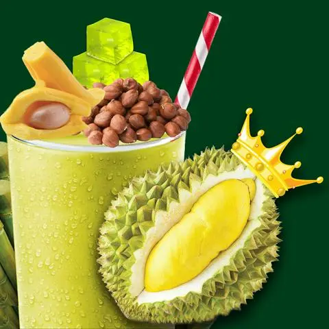 Hình ảnh Nước Mía Sầu Riêng Full topping