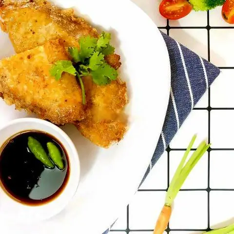 Hình ảnh Trứng chay chiên - fried vegetarian egg