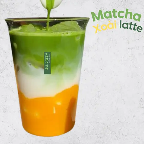 Hình ảnh Matcha xoài latte