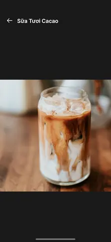 Hình ảnh Sữa tươi cacao